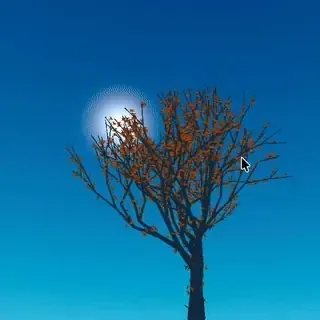 Monarch tree procedural simulation teaser
