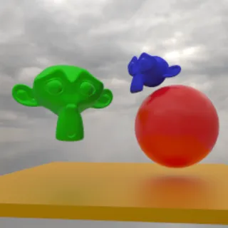 nBounce real-time path tracer teaser